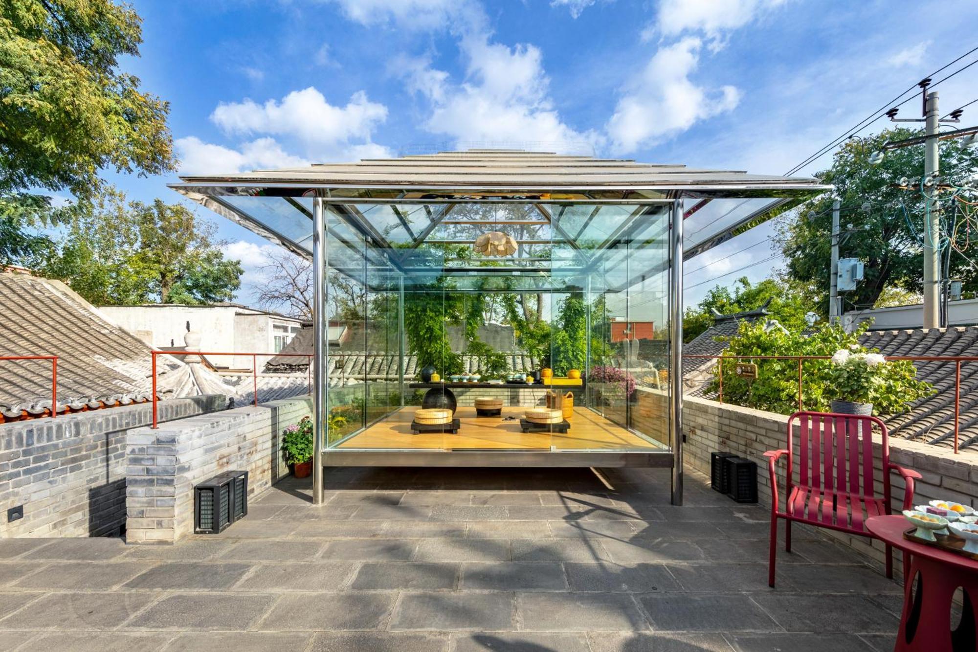 Xinxiang Yayuan Beijing Sihe Courtyard With Sky Garden Terrace Near Tiananmen Square Forbidden City Wangfujing Pedestrian Street And The Subway Exterior foto