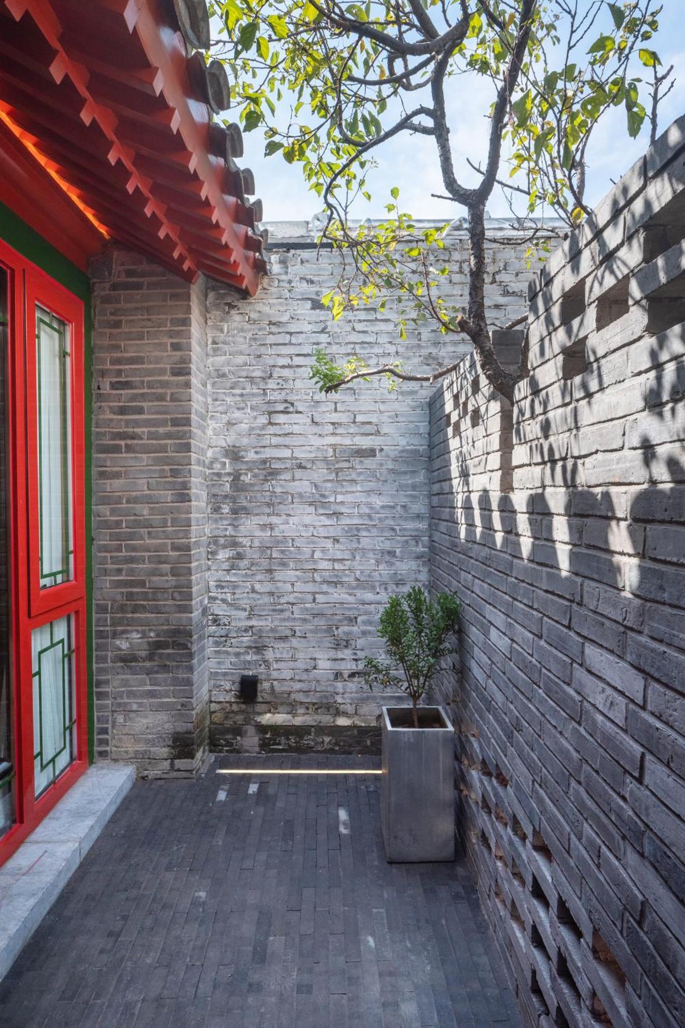 Xinxiang Yayuan Beijing Sihe Courtyard With Sky Garden Terrace Near Tiananmen Square Forbidden City Wangfujing Pedestrian Street And The Subway Exterior foto