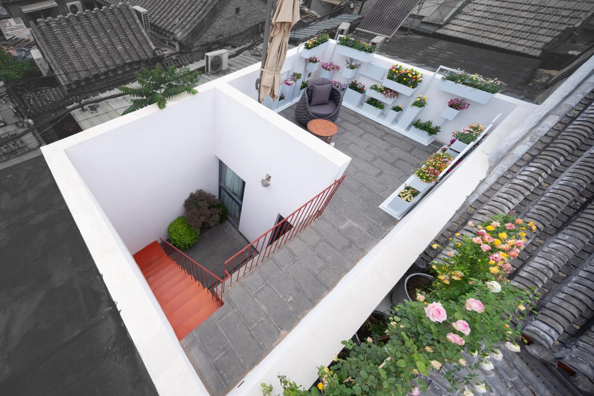 Xinxiang Yayuan Beijing Sihe Courtyard With Sky Garden Terrace Near Tiananmen Square Forbidden City Wangfujing Pedestrian Street And The Subway Exterior foto