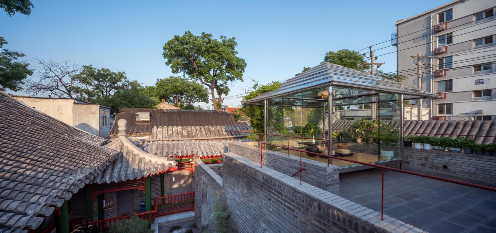 Xinxiang Yayuan Beijing Sihe Courtyard With Sky Garden Terrace Near Tiananmen Square Forbidden City Wangfujing Pedestrian Street And The Subway Exterior foto