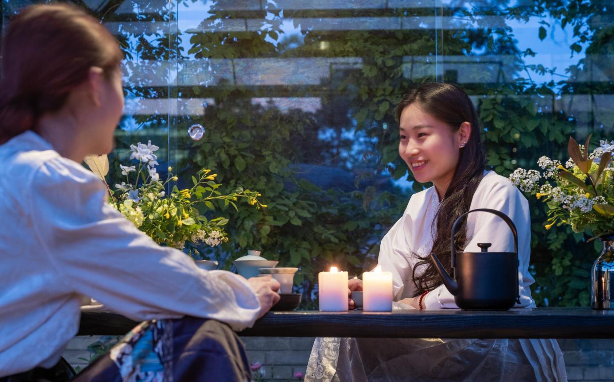 Xinxiang Yayuan Beijing Sihe Courtyard With Sky Garden Terrace Near Tiananmen Square Forbidden City Wangfujing Pedestrian Street And The Subway Exterior foto
