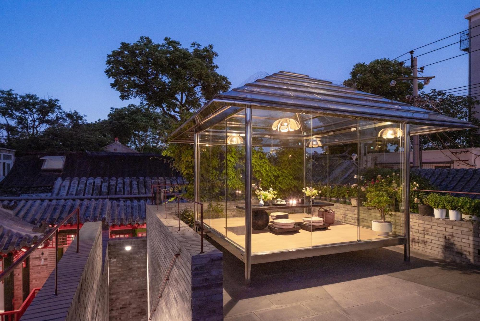 Xinxiang Yayuan Beijing Sihe Courtyard With Sky Garden Terrace Near Tiananmen Square Forbidden City Wangfujing Pedestrian Street And The Subway Exterior foto
