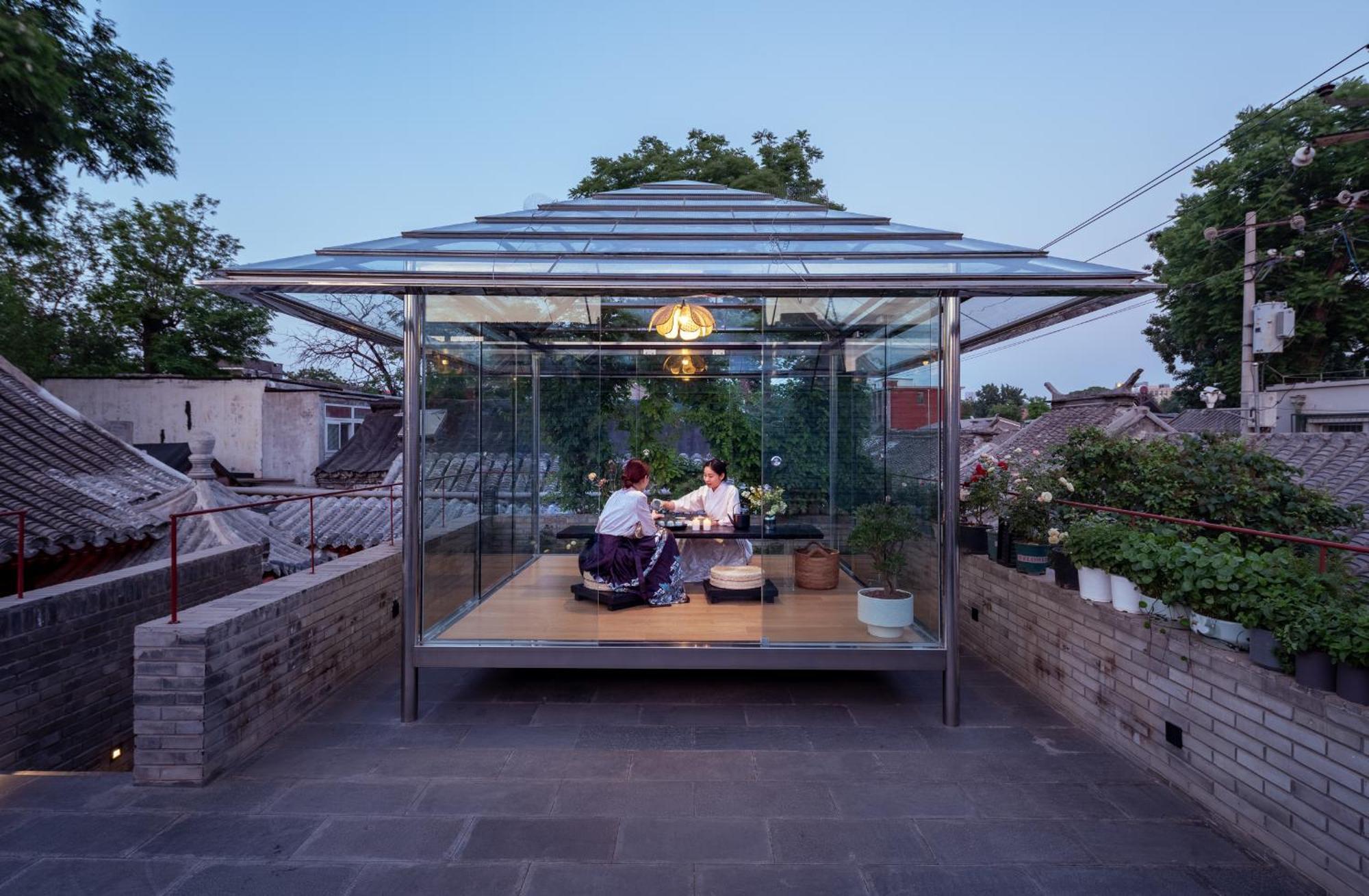 Xinxiang Yayuan Beijing Sihe Courtyard With Sky Garden Terrace Near Tiananmen Square Forbidden City Wangfujing Pedestrian Street And The Subway Exterior foto
